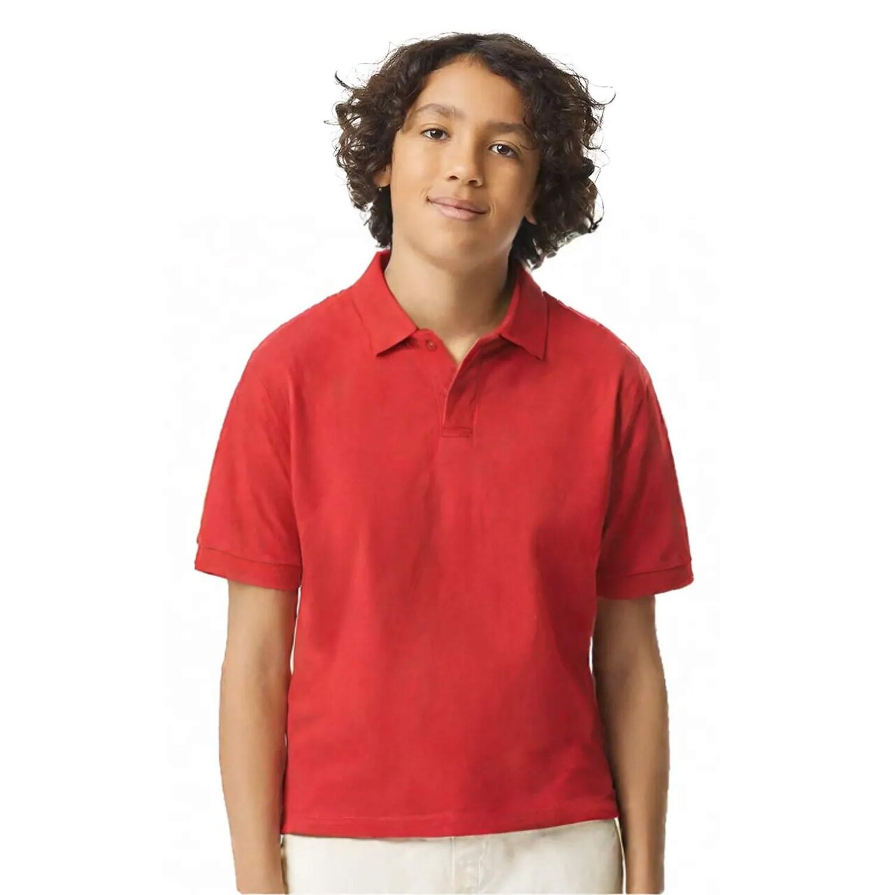 Gildan DryBlend Youth Jersey Polo Shirt for School Wear Blank Tee